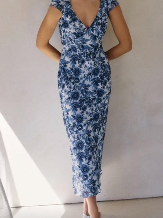 Park & Fifth Dresses & Skirts - Park & Fifth Sonora Dress, Navy Toile, L